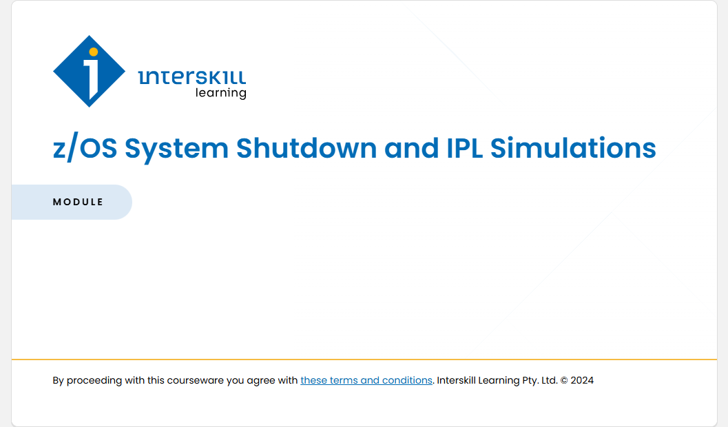 z/OS System Shutdown and IPL Simulations z/OS System Shutdown and IPL Simulations - z/OS System Shutdown and IPL Simulations screenshot